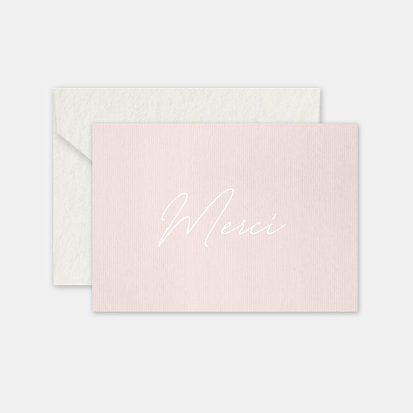 Thank You Card - Nude Calligraphy