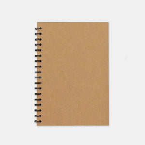 Recycled kraft notebook 148x210 plain pages