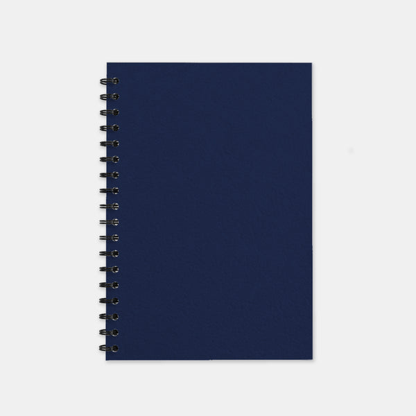 Carnet recycle marine 148x210 pages lignées