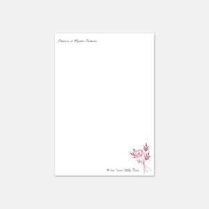 Schreibpapier - A5 Mohnblume