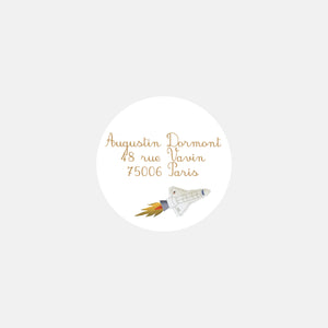 Stickers personnalisés correspondance espace