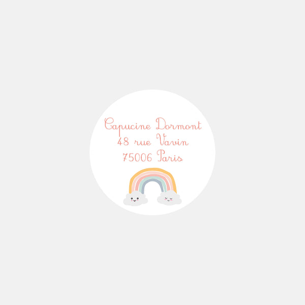Stickers personnalisés correspondance kawaï