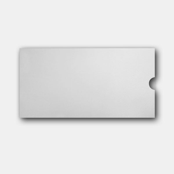 Pochette invitation 110x210 metal cristal