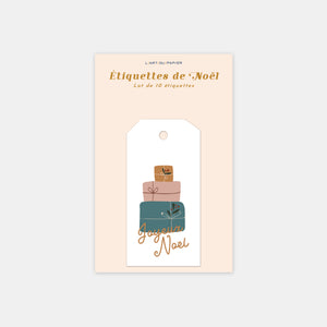 Les étiquettes du Père Noël - 10ex