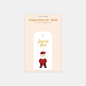 Les étiquettes du Père Noël - 10ex