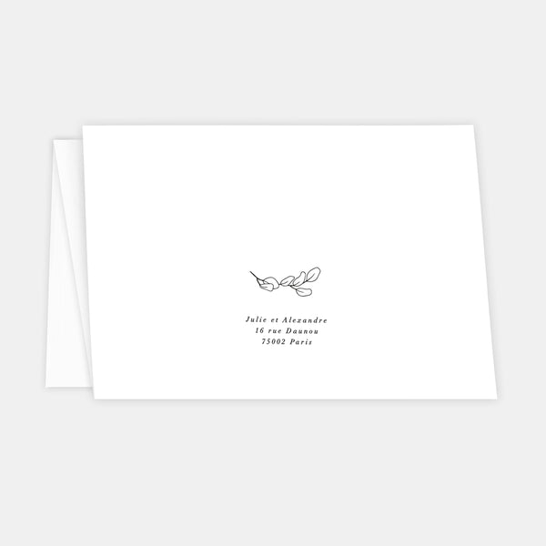Wedding invitation nature sketch test CST