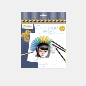 Carnet de coloriage Wild 5