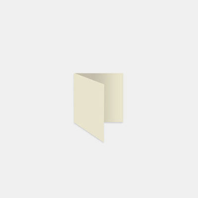 Pqt 25 cartes pré pliées 115x230 vergé creme