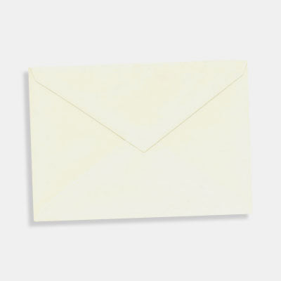 Pqt 25 enveloppes 114x162 vergé creme