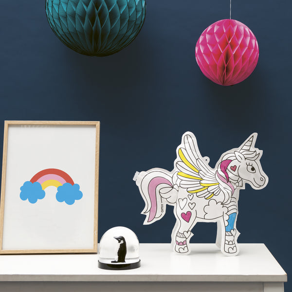 Luftspielzeug 3D Einhorn Lilie