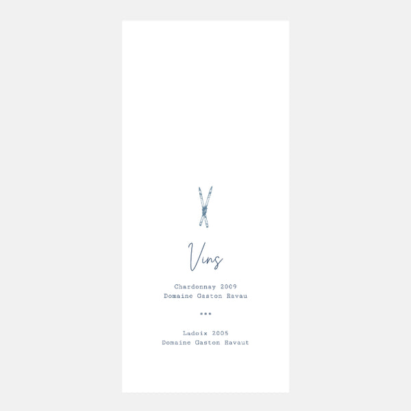 Menu mariage Montagnes