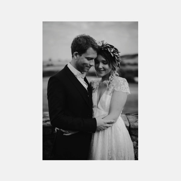 Carton remerciement mariage ginkgo