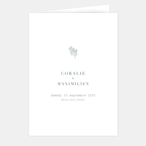 Livret de mariage Brindille
