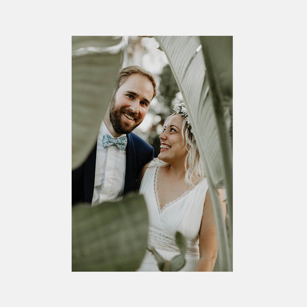 Carton remerciement mariage Eucalyptus Aquarelle