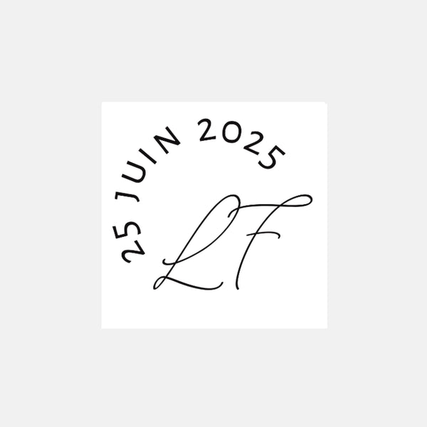 Personalisierter Stempel Modern Circle