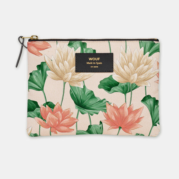 Lotus large pouch pencil case
