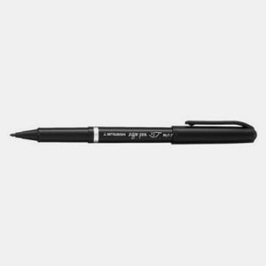 Felt sign pen fine tip black uniball