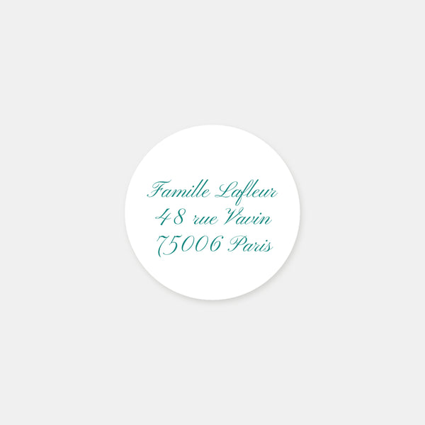 Stickers personnalisés naissance traditionnel