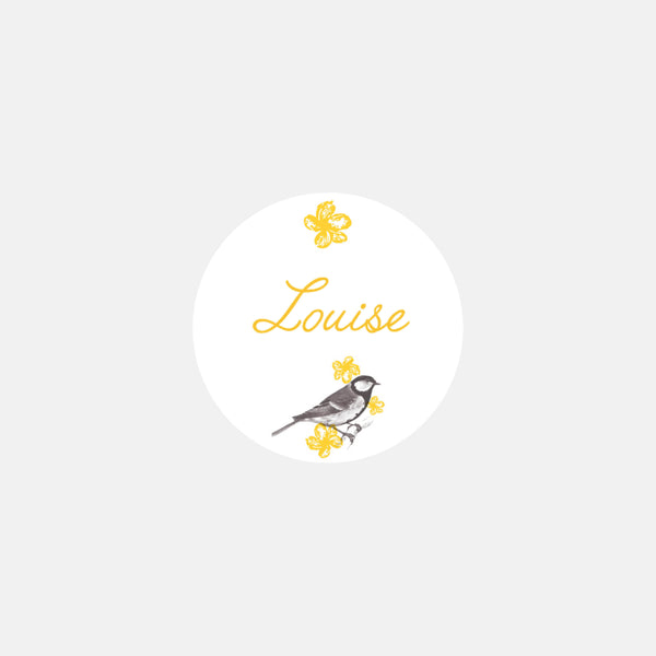 Stickers personnalisés naissance ballade