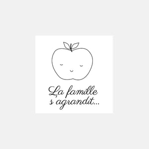 Personalized apple stamp