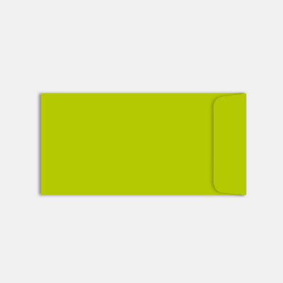 Pochette 115x225 mm velin vert bambou