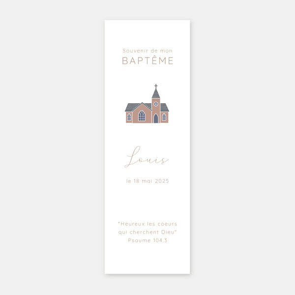 Baptism bookmark my beautiful church