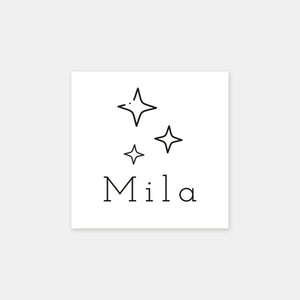 Personalized sky birth stamp