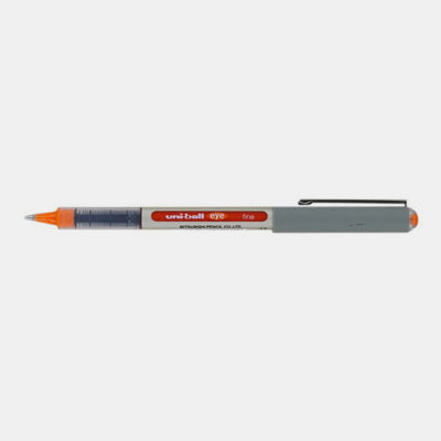 Augenroller mit extra feiner Spitze, orange, Uniball
