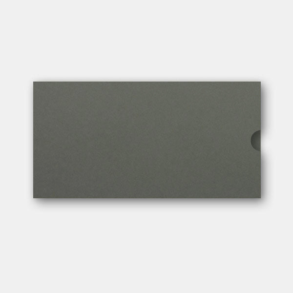 Einladungstasche 110x210 graues Pergament