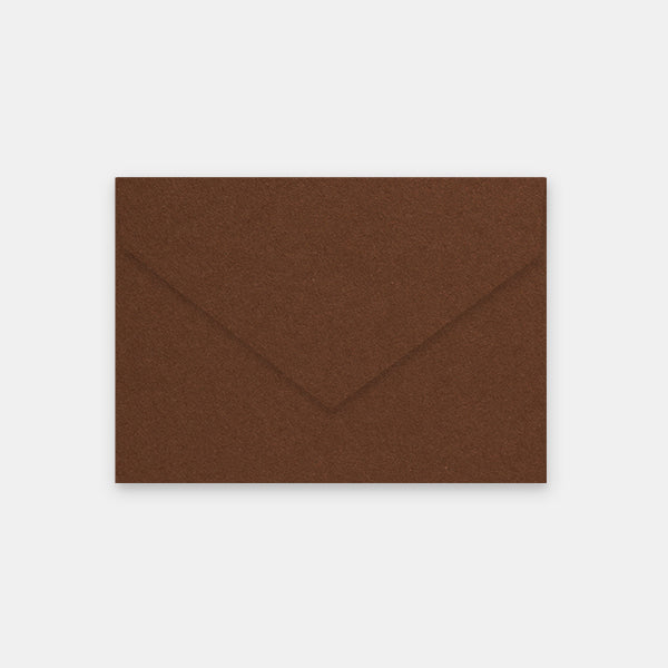 Envelope 114x162 mm kraft wood