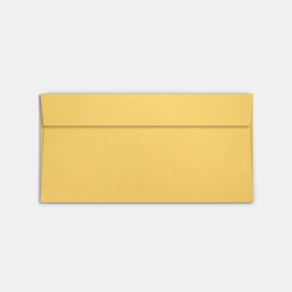 Umschlag 115x225 mm Metallic-Gold