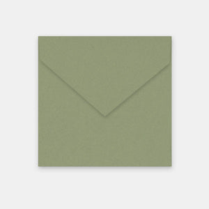 Enveloppe 170x170 mm kraft olive