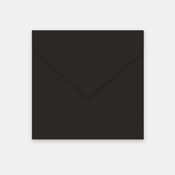 Umschlag 170x170 mm schwarze Haut