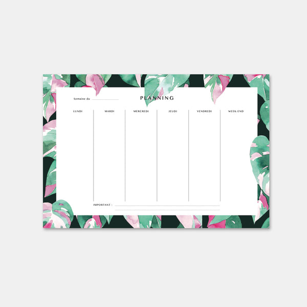 Pink Princess Weekly Planner