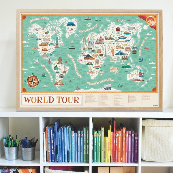 My World tour sticker poster